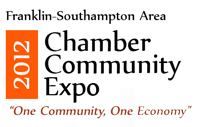 2012 Franklin-Southampton Area Chamber Community Expo Logo designed by Insercorp