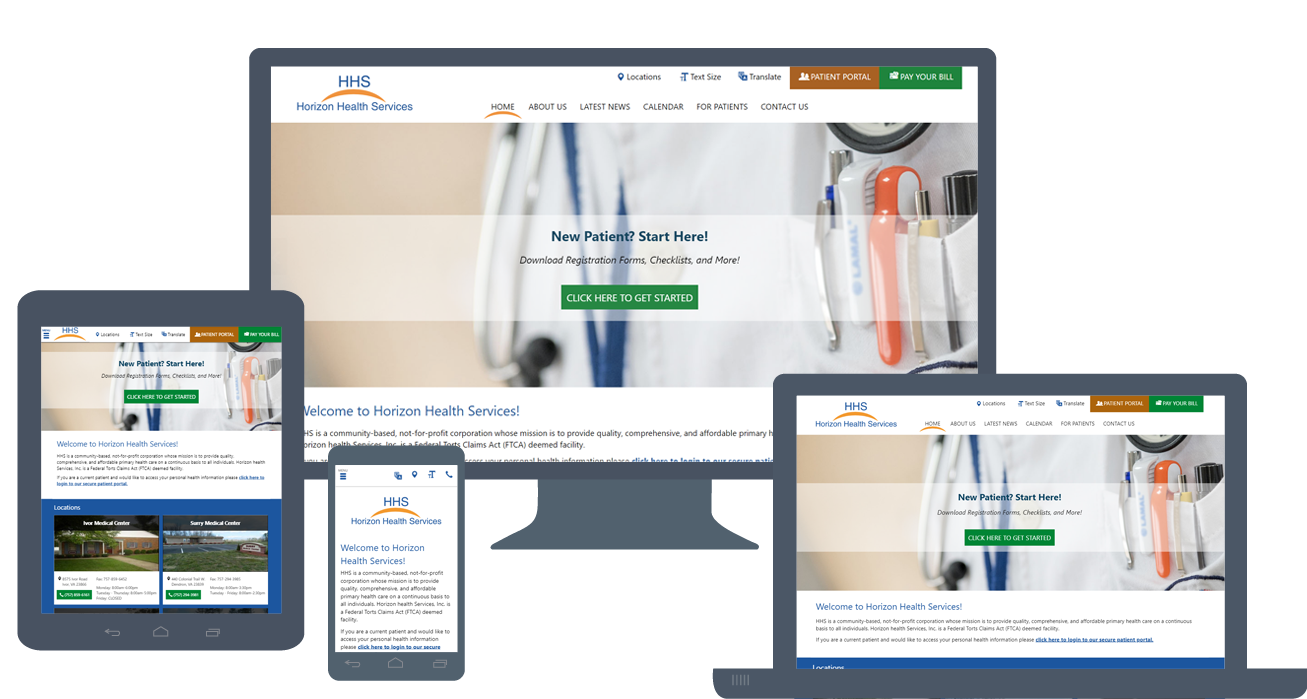 Website Launch: Horizon Health Services