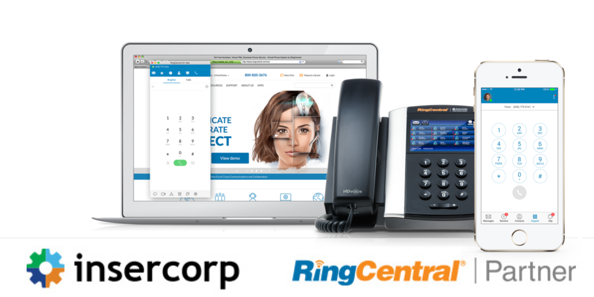 Insercorp Business Communication Systems - in partnership with RingCentral Cover