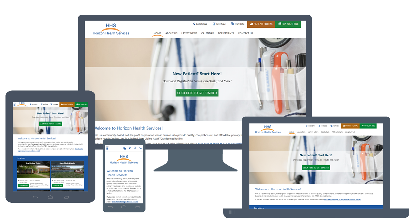 HHSinc.net - Horizon Health Services Website
