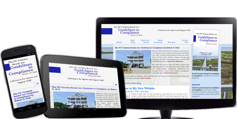 Responsive Web Design - NCVacRentLaw.com