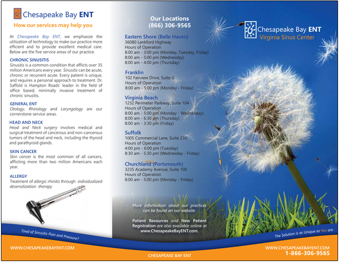 Tri-Fold Brochure (Outside)