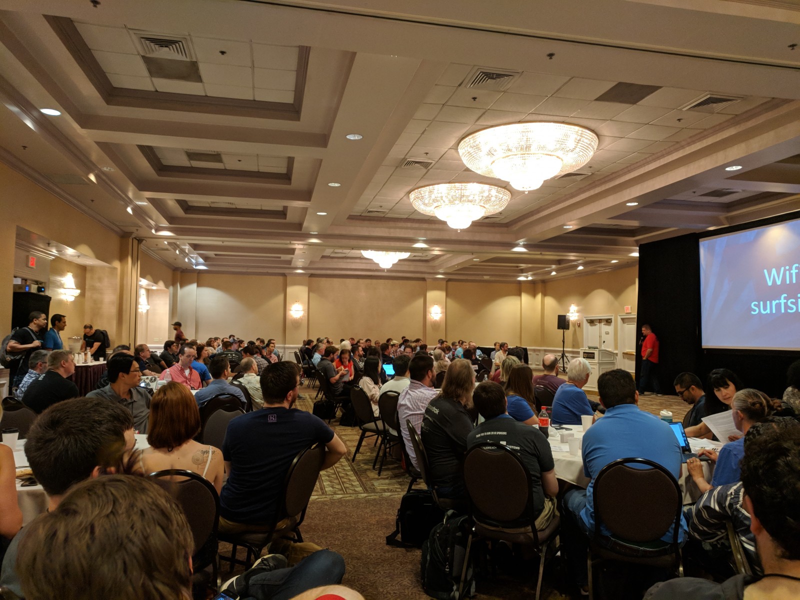 RevolutionConf 2018 opening remarks being held in the Atlantic Ball Room