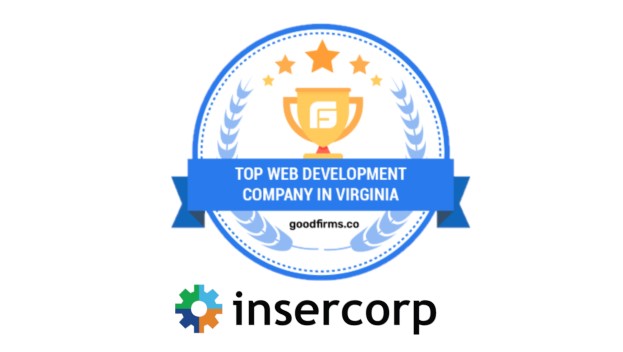 GoodFirms recognizes Insercorp as the Top Website Development Company in Virginia