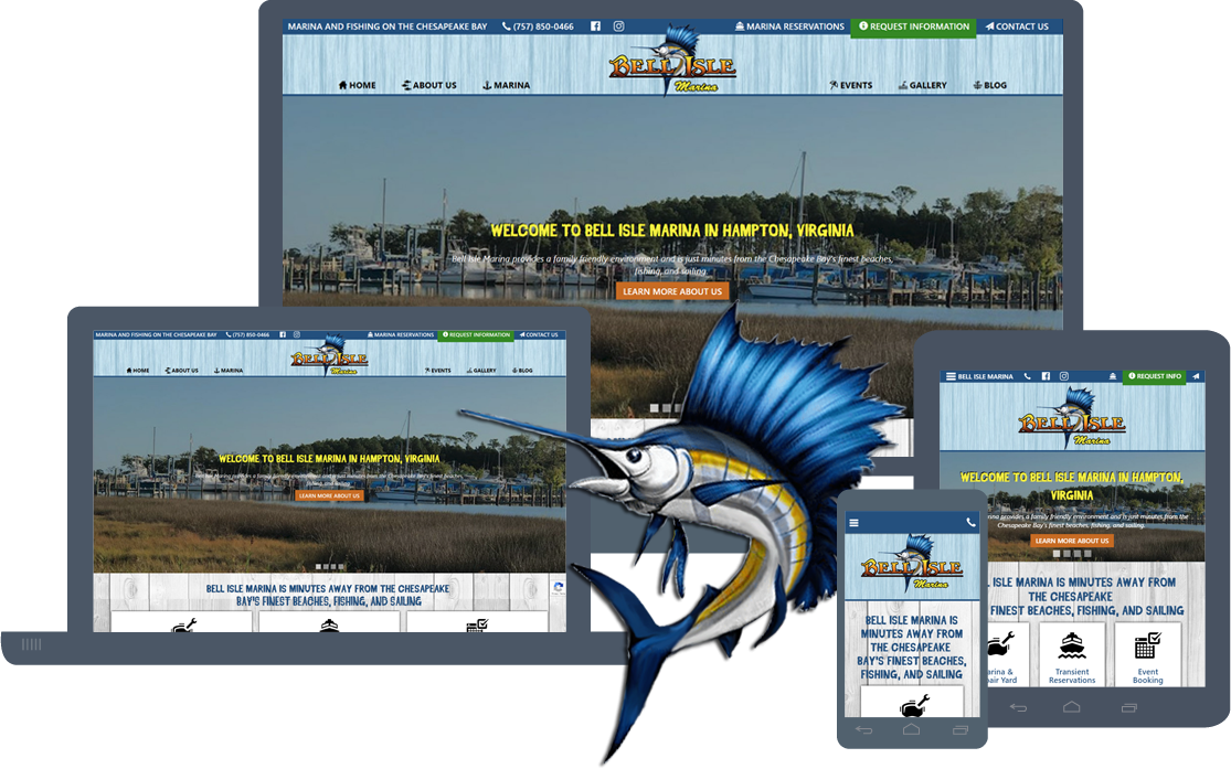 Website Launch: BellIsleMarina.com