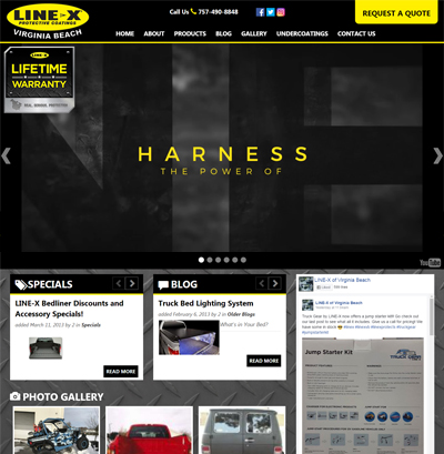 LineXVB.com Re-Design (2016)